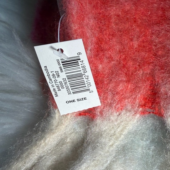 GAP Multi Color Happy Stripe  Soft Scarf - Picture 7 of 7